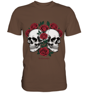 Skulls & Roses – Zwischen Leben, Tod & dunkler Eleganz - Premium Shirt | Unisex - Shirts | Dark Shadows Arts