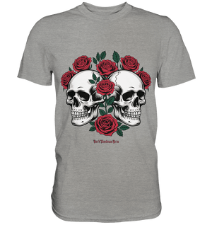Skulls & Roses – Zwischen Leben, Tod & dunkler Eleganz - Premium Shirt | Unisex - Shirts | Dark Shadows Arts