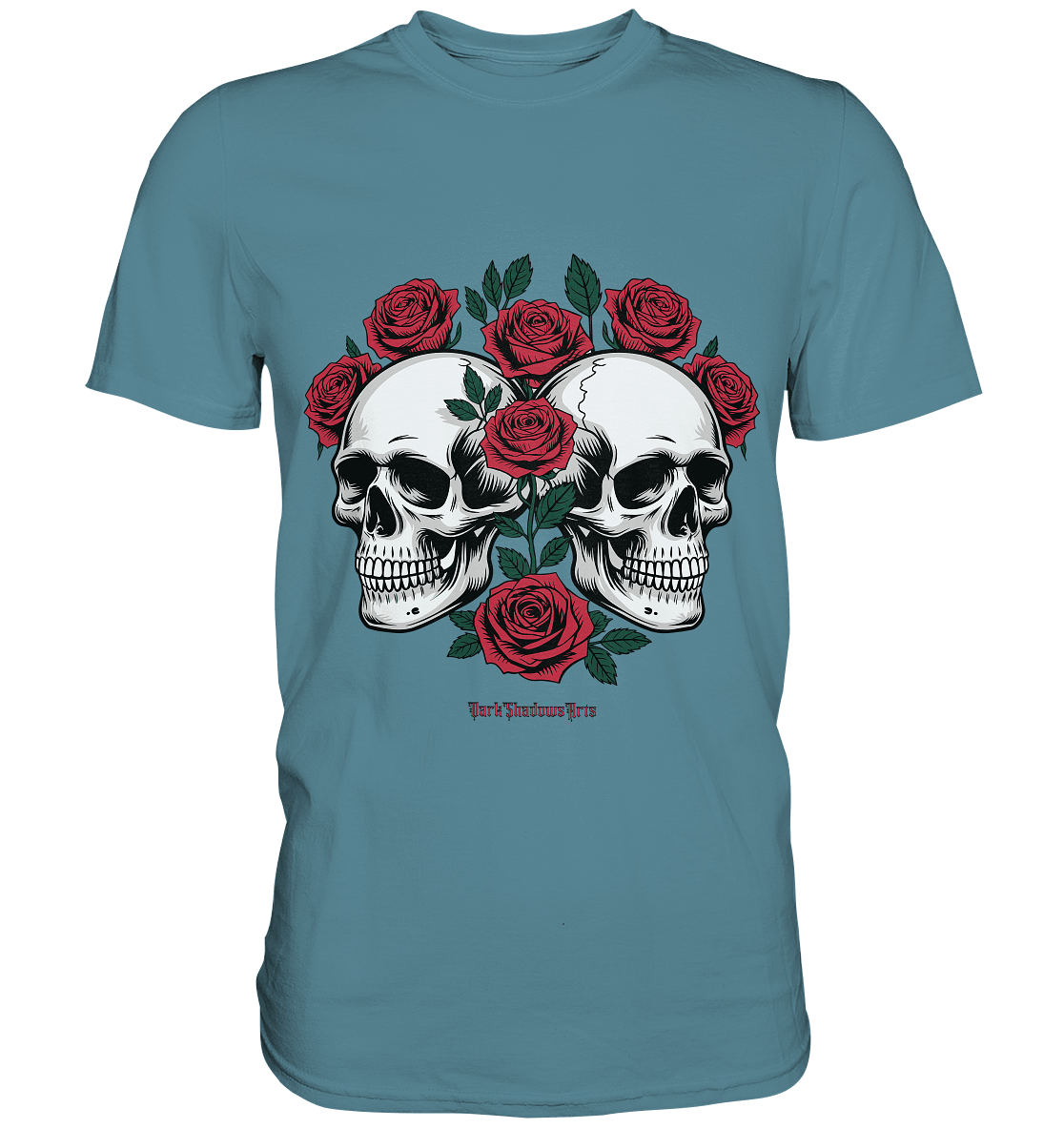 Skulls & Roses – Zwischen Leben, Tod & dunkler Eleganz - Premium Shirt | Unisex - Shirts | Dark Shadows Arts