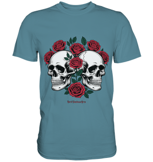 Skulls & Roses – Zwischen Leben, Tod & dunkler Eleganz - Premium Shirt | Unisex - Shirts | Dark Shadows Arts