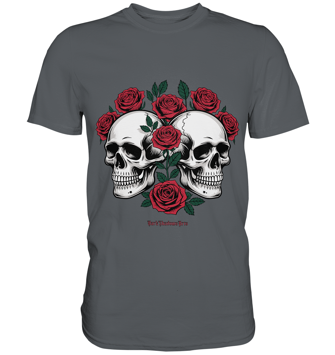 Skulls & Roses – Zwischen Leben, Tod & dunkler Eleganz - Premium Shirt | Unisex - Shirts | Dark Shadows Arts