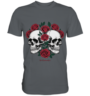 Skulls & Roses – Zwischen Leben, Tod & dunkler Eleganz - Premium Shirt | Unisex - Shirts | Dark Shadows Arts