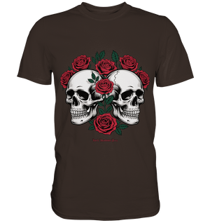 Skulls & Roses – Zwischen Leben, Tod & dunkler Eleganz - Premium Shirt | Unisex - Shirts | Dark Shadows Arts