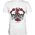 Skulls & Roses – Zwischen Leben, Tod & dunkler Eleganz - Premium Shirt | Unisex - Shirts | Dark Shadows Arts