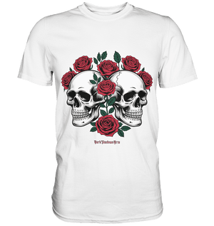Skulls & Roses – Zwischen Leben, Tod & dunkler Eleganz - Premium Shirt | Unisex - Shirts | Dark Shadows Arts