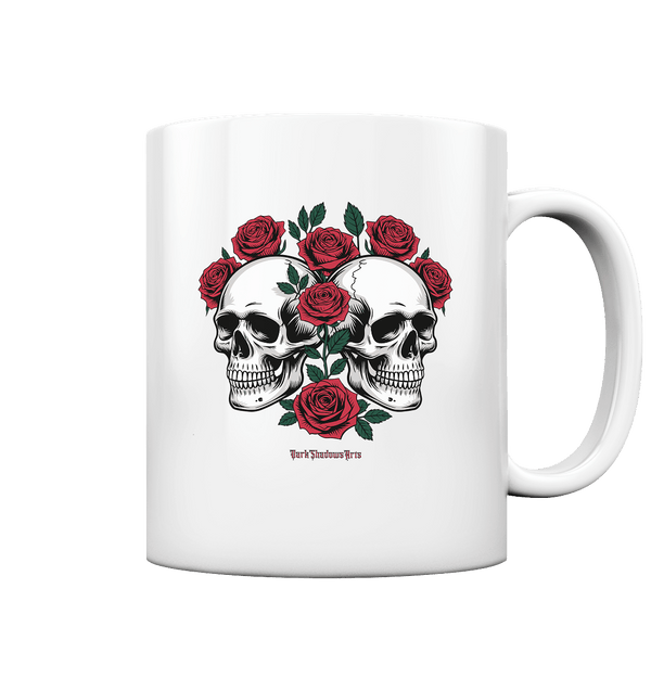 Skulls & Roses – Zwischen Leben, Tod & dunkler Eleganz - Tasse glossy | Trinkgefäße | Dark Shadows Arts