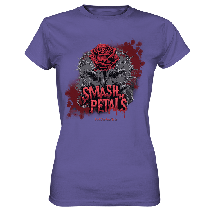 Smash the Petals - Alternative Rose & Rebellion - Ladies Premium Shirt | Lady - Shirts | Dark Shadows Arts