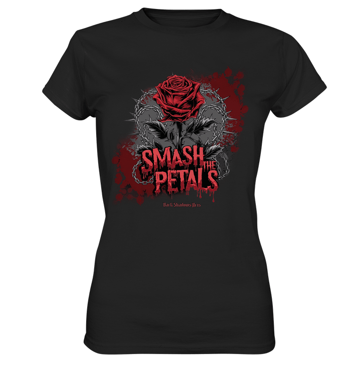 Smash the Petals - Alternative Rose & Rebellion - Ladies Premium Shirt | Lady - Shirts | Dark Shadows Arts
