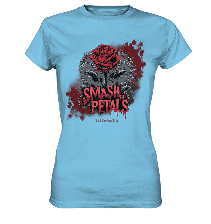 Smash the Petals - Alternative Rose & Rebellion - Ladies Premium Shirt | Lady - Shirts | Dark Shadows Arts