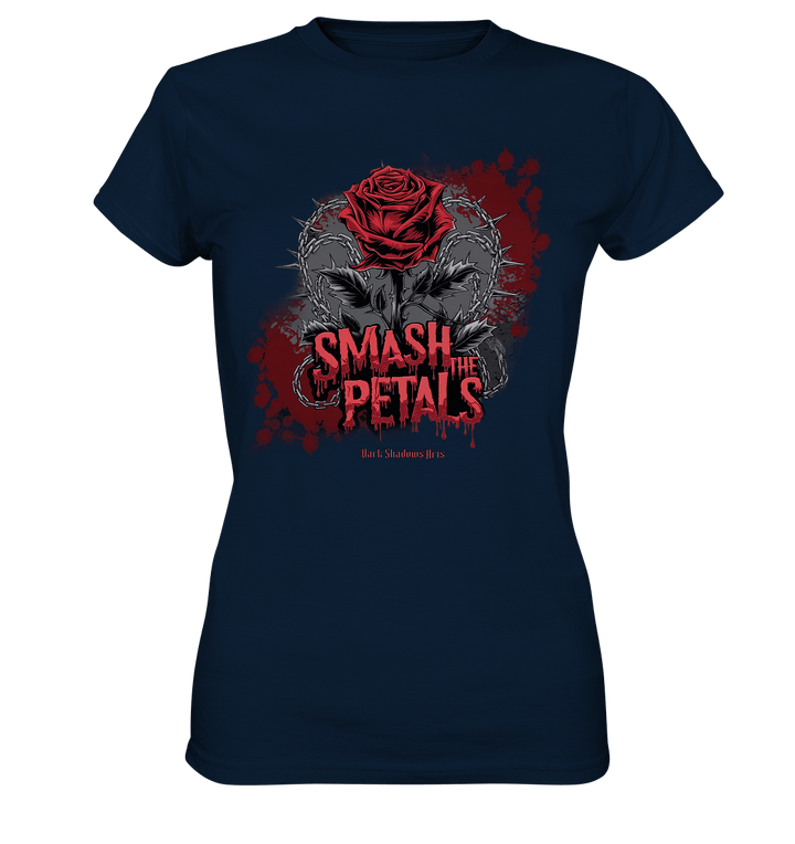 Smash the Petals - Alternative Rose & Rebellion - Ladies Premium Shirt | Lady - Shirts | Dark Shadows Arts