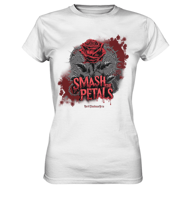 Smash the Petals - Alternative Rose & Rebellion - Ladies Premium Shirt | Lady - Shirts | Dark Shadows Arts