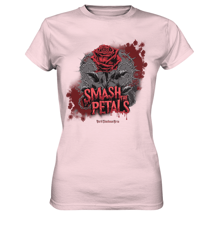 Smash the Petals - Alternative Rose & Rebellion - Ladies Premium Shirt | Lady - Shirts | Dark Shadows Arts