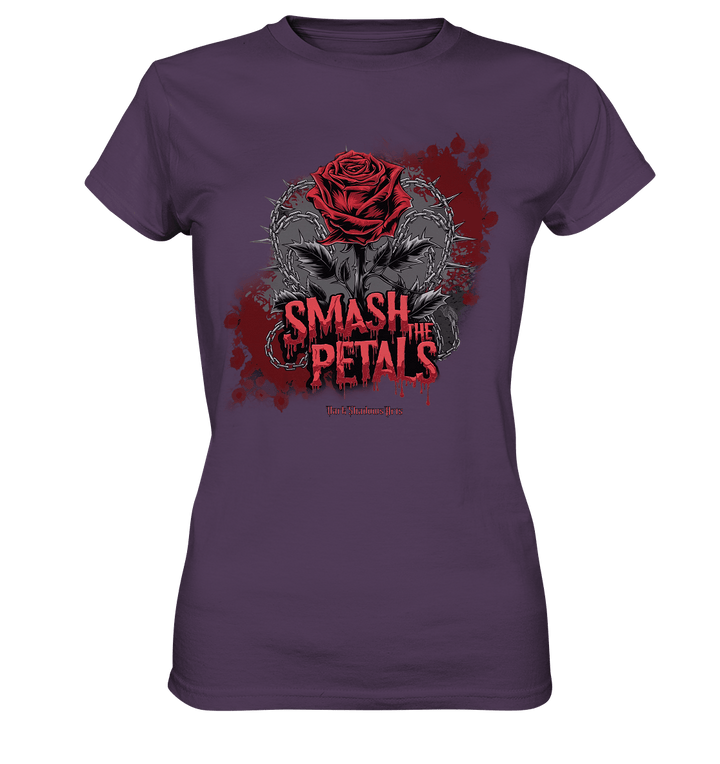 Smash the Petals - Alternative Rose & Rebellion - Ladies Premium Shirt | Lady - Shirts | Dark Shadows Arts