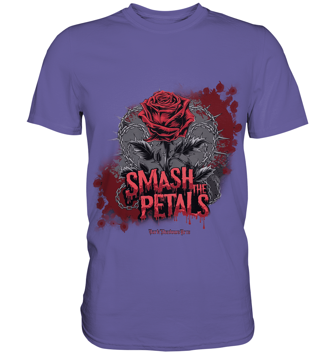 Smash the Petals - Alternative Rose & Rebellion - Premium Shirt | Unisex - Shirts | Dark Shadows Arts