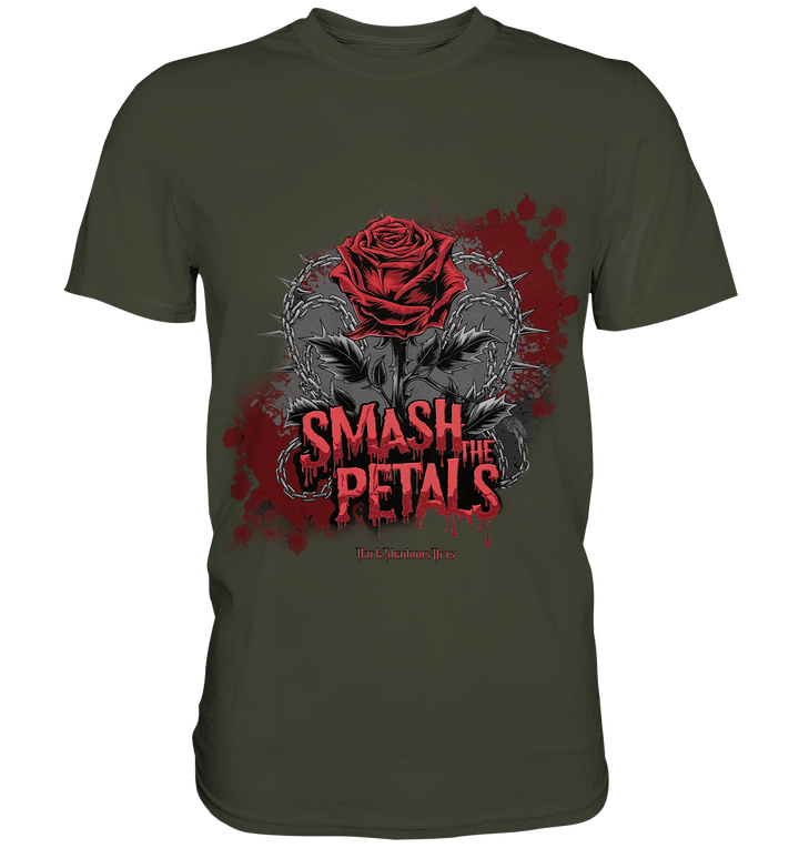 Smash the Petals - Alternative Rose & Rebellion - Premium Shirt | Unisex - Shirts | Dark Shadows Arts
