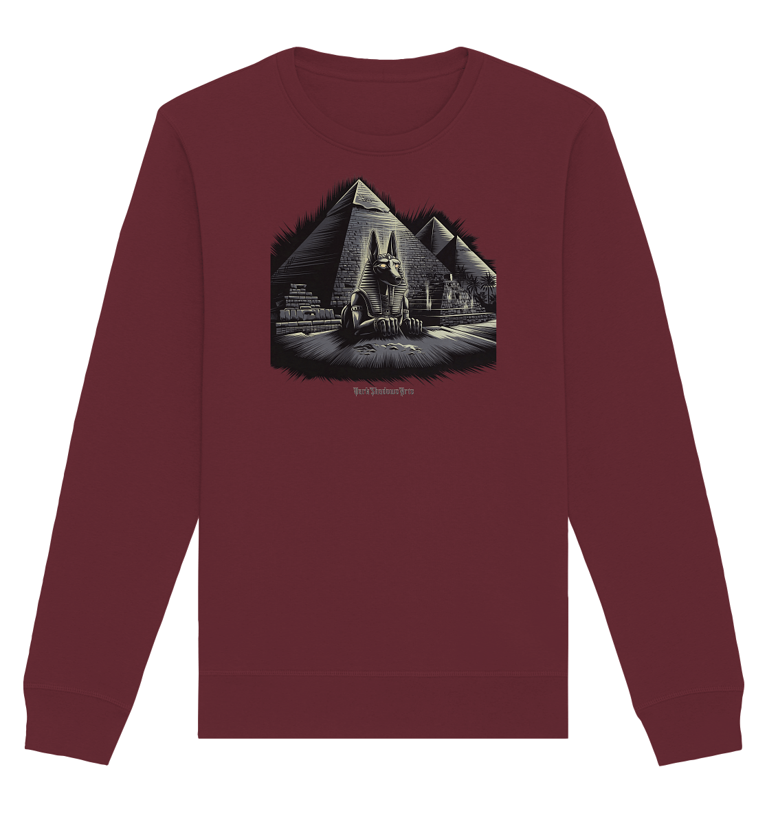 Sphinx der Ewigkeit – Wächter der alten Welt - Organic Basic Unisex Sweatshirt | Sweatshirts | Dark Shadows Arts