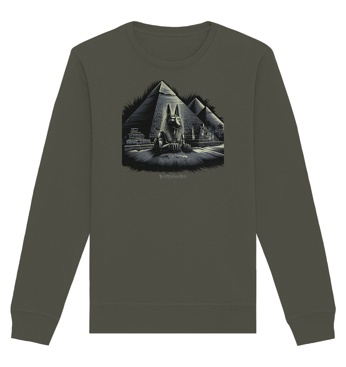 Sphinx der Ewigkeit – Wächter der alten Welt - Organic Basic Unisex Sweatshirt | Sweatshirts | Dark Shadows Arts