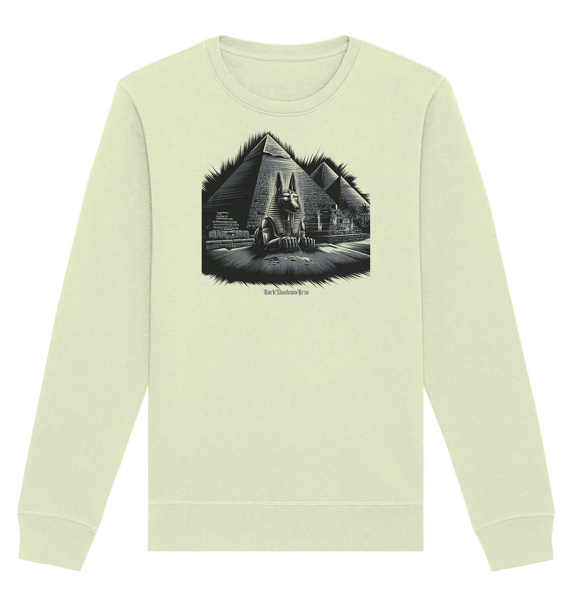 Sphinx der Ewigkeit – Wächter der alten Welt - Organic Basic Unisex Sweatshirt | Sweatshirts | Dark Shadows Arts