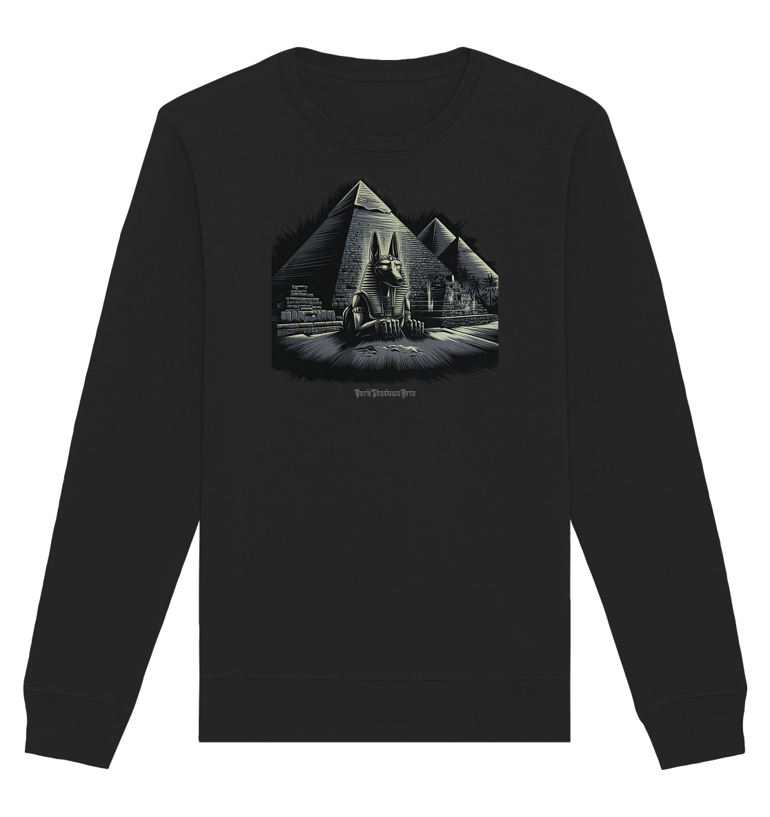 Sphinx der Ewigkeit – Wächter der alten Welt - Organic Basic Unisex Sweatshirt | Sweatshirts | Dark Shadows Arts