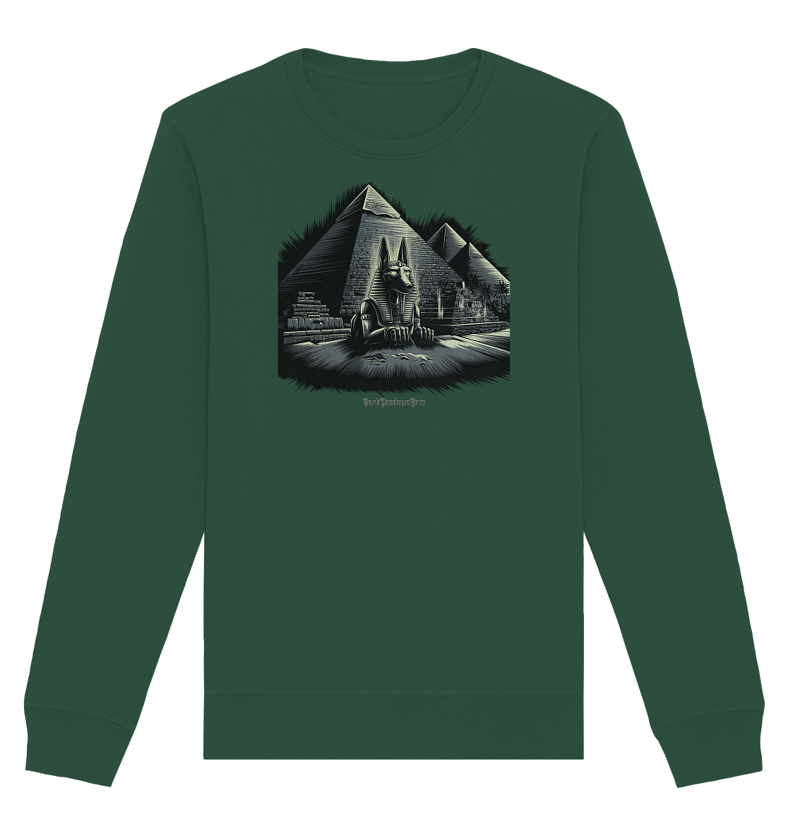 Sphinx der Ewigkeit – Wächter der alten Welt - Organic Basic Unisex Sweatshirt | Sweatshirts | Dark Shadows Arts