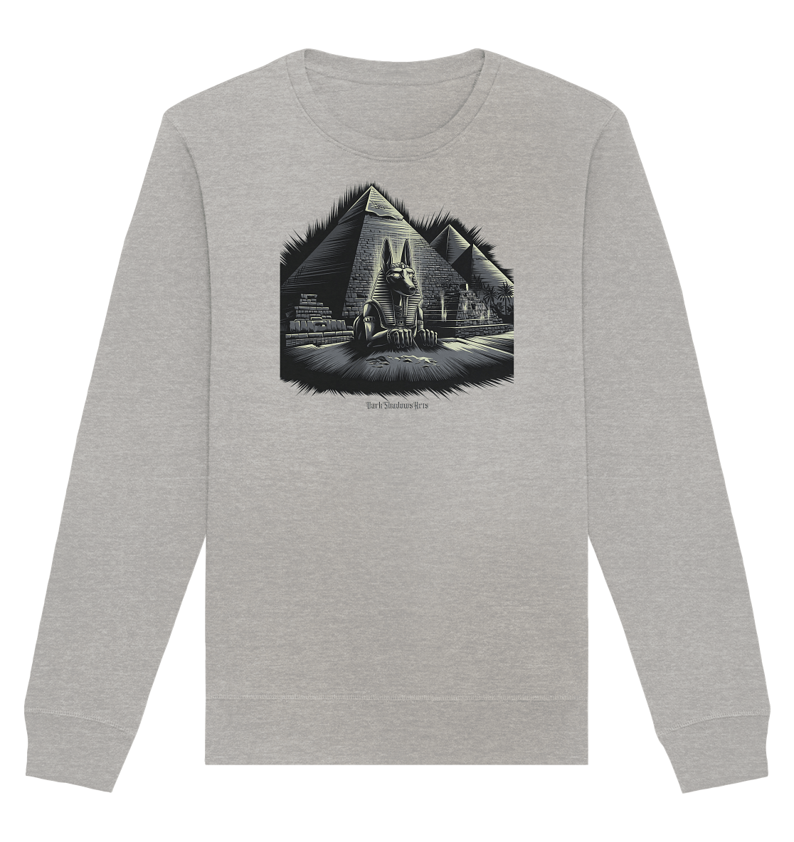Sphinx der Ewigkeit – Wächter der alten Welt - Organic Basic Unisex Sweatshirt | Sweatshirts | Dark Shadows Arts