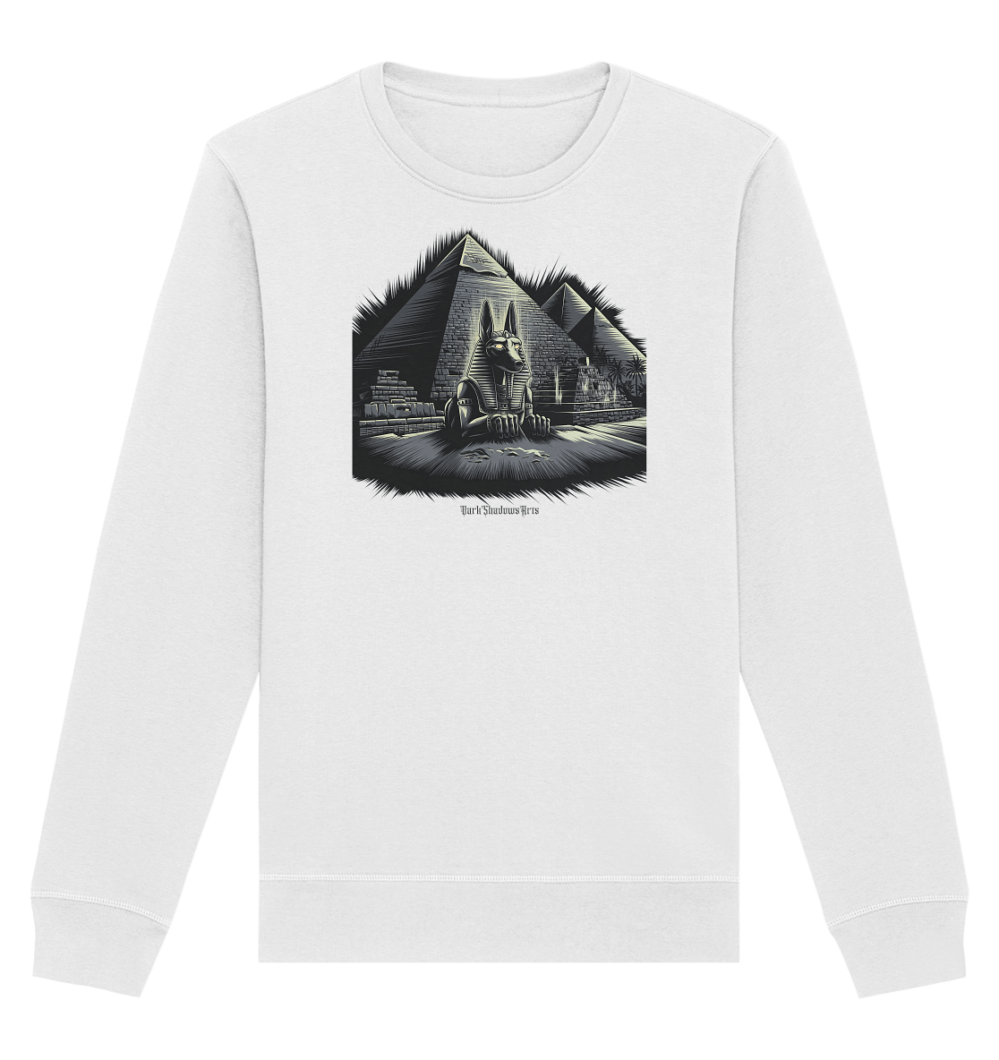 Sphinx der Ewigkeit – Wächter der alten Welt - Organic Basic Unisex Sweatshirt | Sweatshirts | Dark Shadows Arts