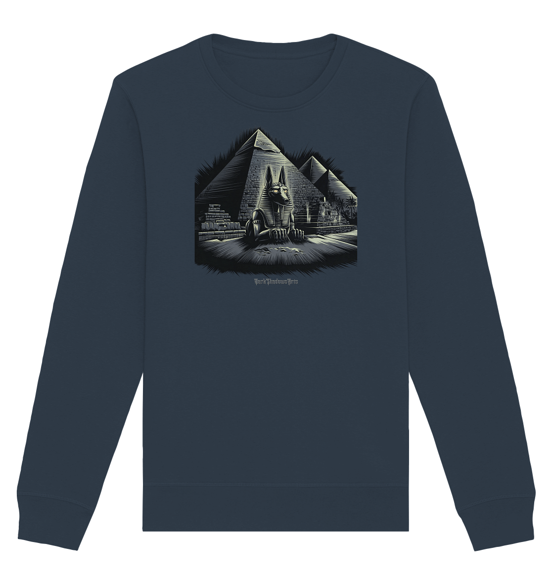 Sphinx der Ewigkeit – Wächter der alten Welt - Organic Basic Unisex Sweatshirt | Sweatshirts | Dark Shadows Arts