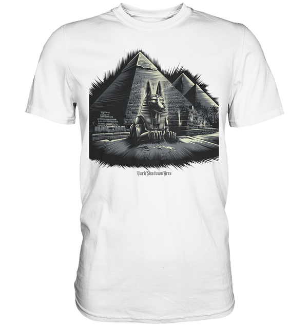 Sphinx der Ewigkeit – Wächter der alten Welt - Premium Shirt | Unisex - Shirts | Dark Shadows Arts