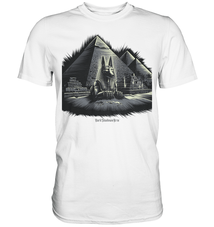 Sphinx der Ewigkeit – Wächter der alten Welt - Premium Shirt | Unisex - Shirts | Dark Shadows Arts