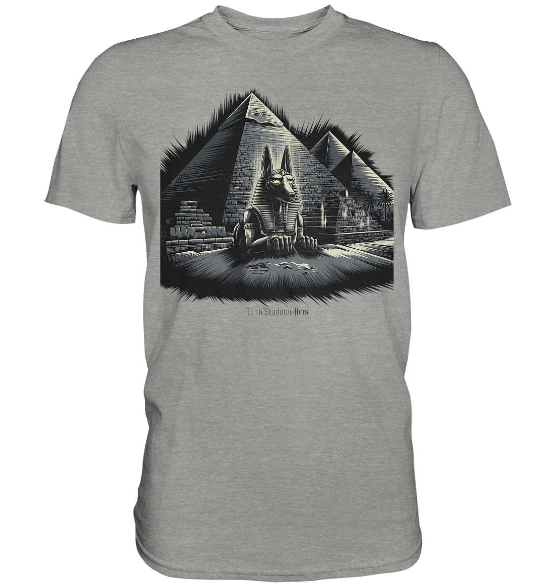 Sphinx der Ewigkeit – Wächter der alten Welt - Premium Shirt | Unisex - Shirts | Dark Shadows Arts