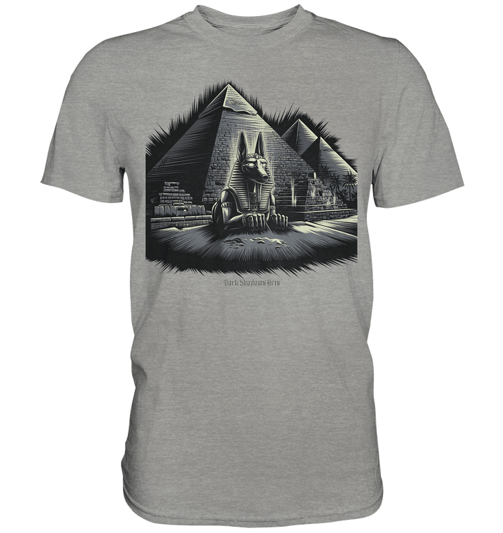 Sphinx der Ewigkeit – Wächter der alten Welt - Premium Shirt | Unisex - Shirts | Dark Shadows Arts