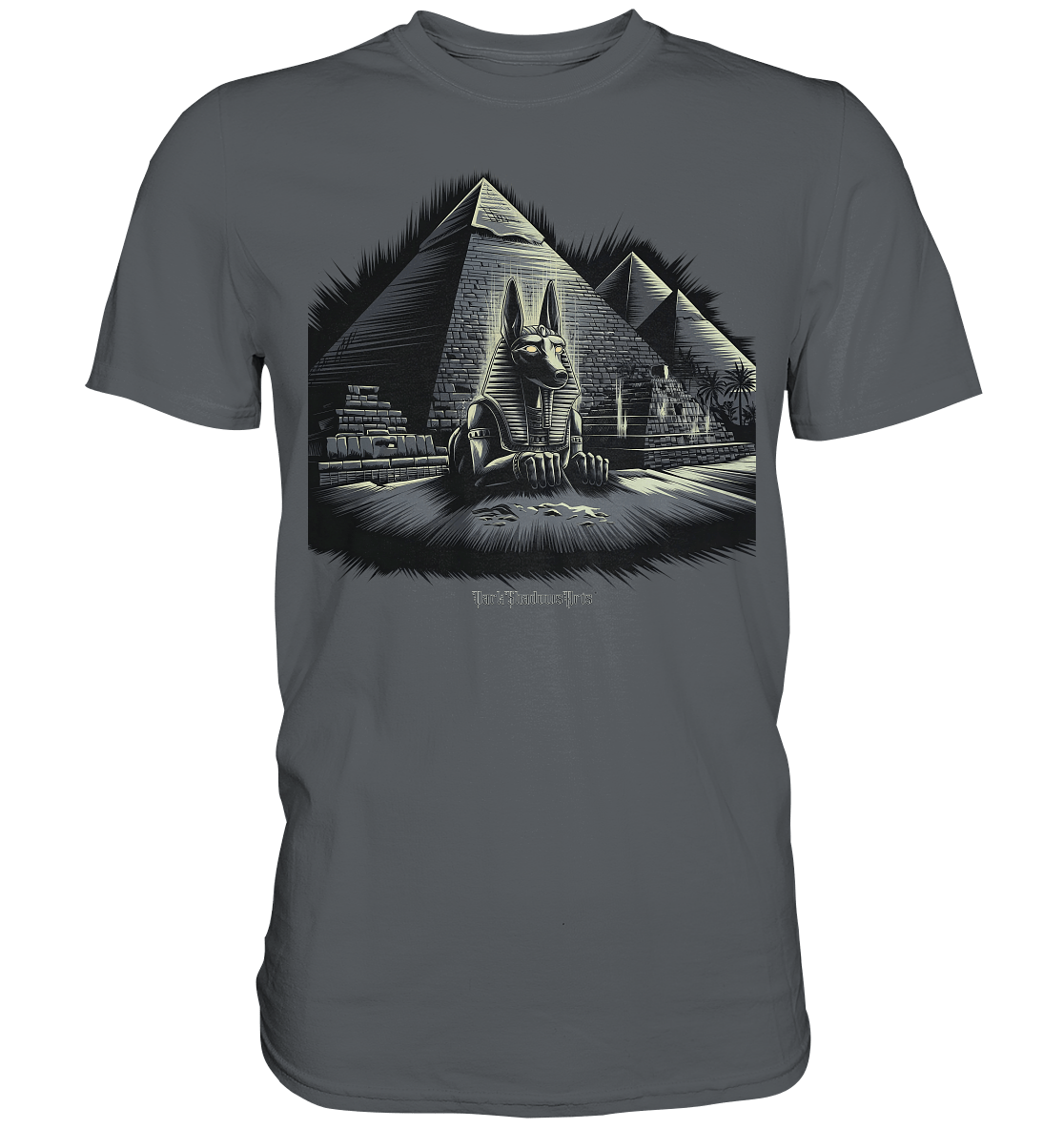 Sphinx der Ewigkeit – Wächter der alten Welt - Premium Shirt | Unisex - Shirts | Dark Shadows Arts