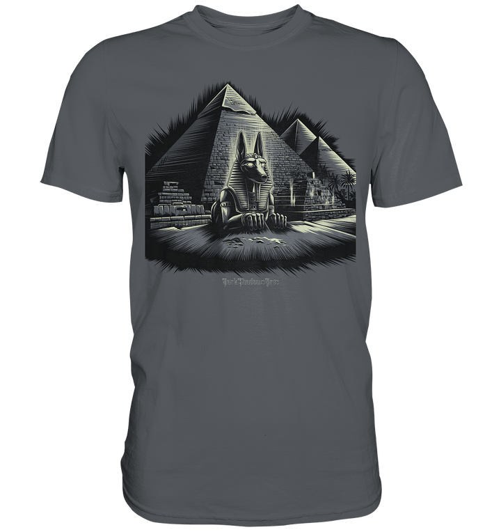 Sphinx der Ewigkeit – Wächter der alten Welt - Premium Shirt | Unisex - Shirts | Dark Shadows Arts