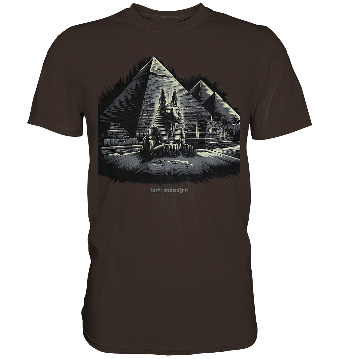 Sphinx der Ewigkeit – Wächter der alten Welt - Premium Shirt | Unisex - Shirts | Dark Shadows Arts