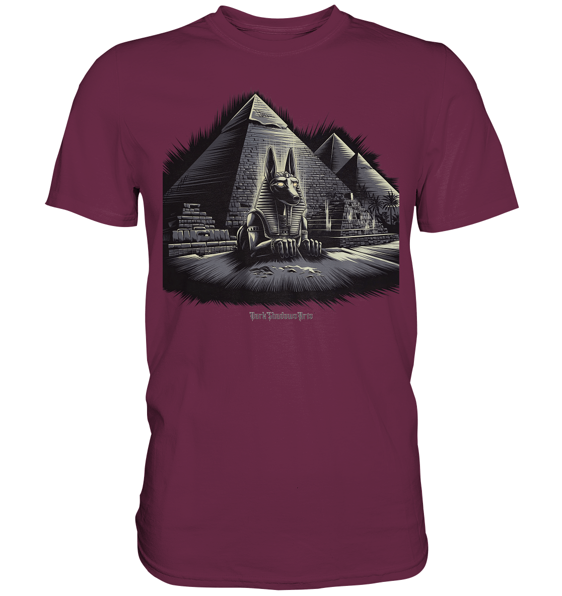 Sphinx der Ewigkeit – Wächter der alten Welt - Premium Shirt | Unisex - Shirts | Dark Shadows Arts