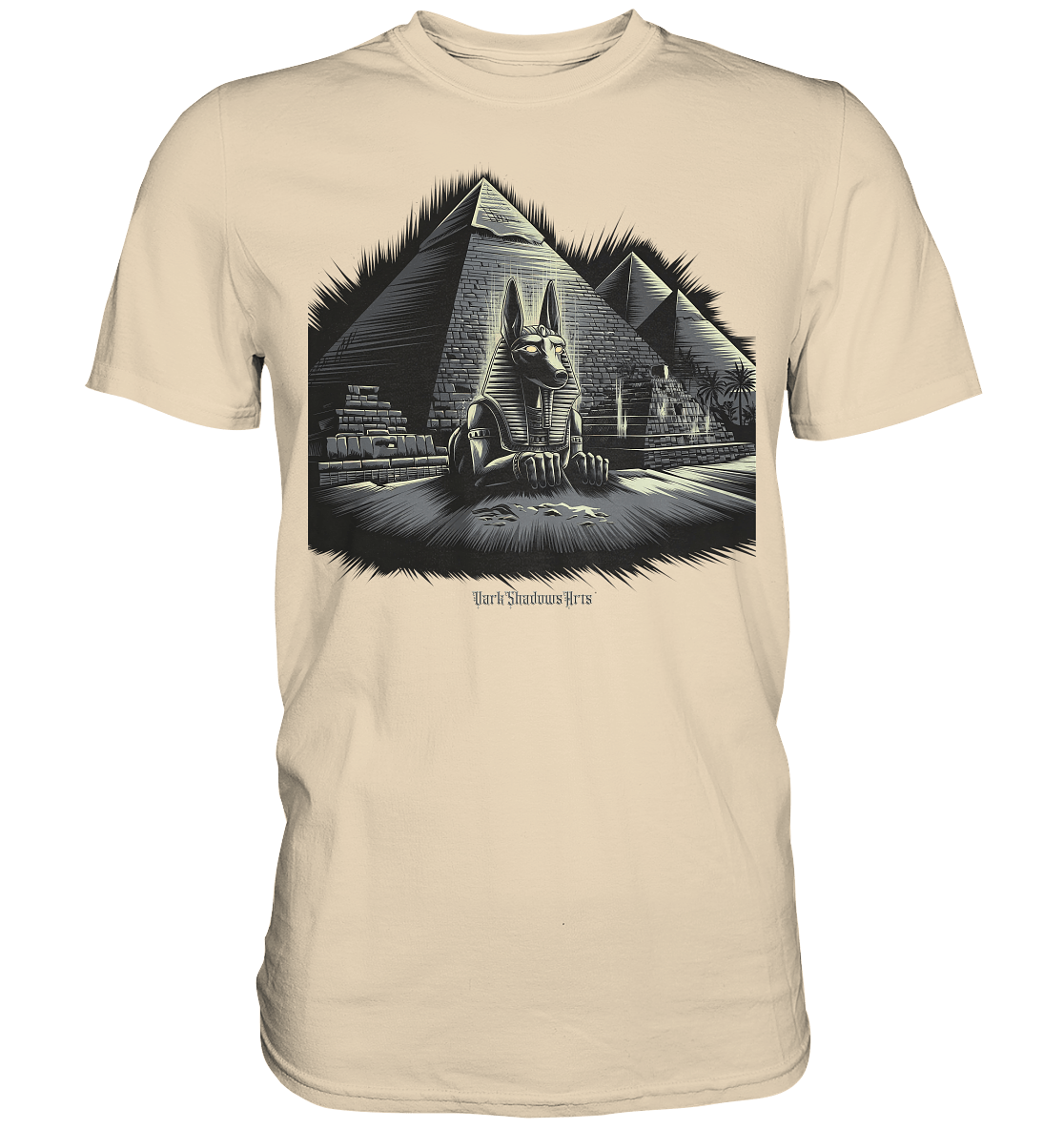 Sphinx der Ewigkeit – Wächter der alten Welt - Premium Shirt | Unisex - Shirts | Dark Shadows Arts