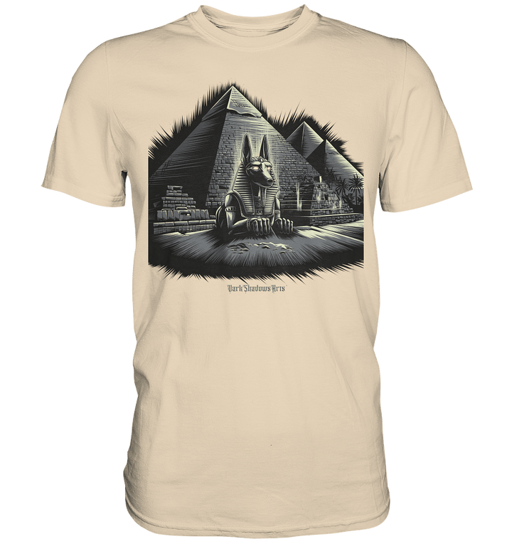 Sphinx der Ewigkeit – Wächter der alten Welt - Premium Shirt | Unisex - Shirts | Dark Shadows Arts
