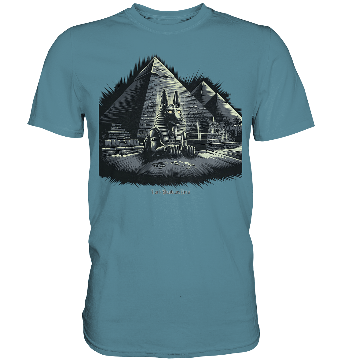 Sphinx der Ewigkeit – Wächter der alten Welt - Premium Shirt | Unisex - Shirts | Dark Shadows Arts