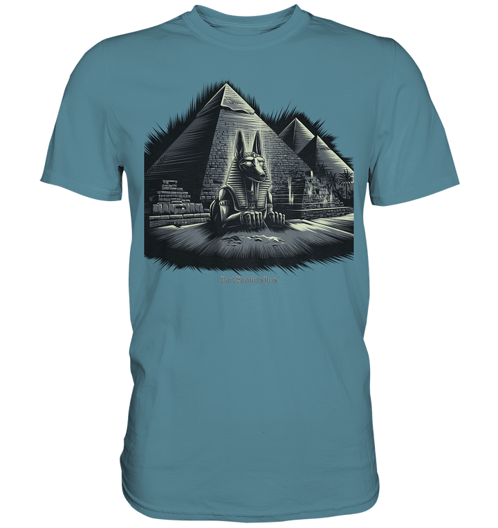 Sphinx der Ewigkeit – Wächter der alten Welt - Premium Shirt | Unisex - Shirts | Dark Shadows Arts