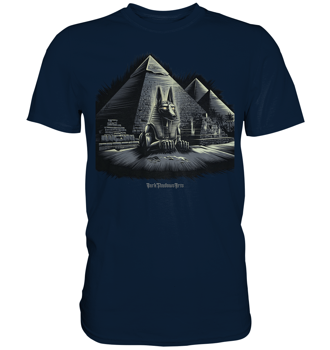 Sphinx der Ewigkeit – Wächter der alten Welt - Premium Shirt | Unisex - Shirts | Dark Shadows Arts