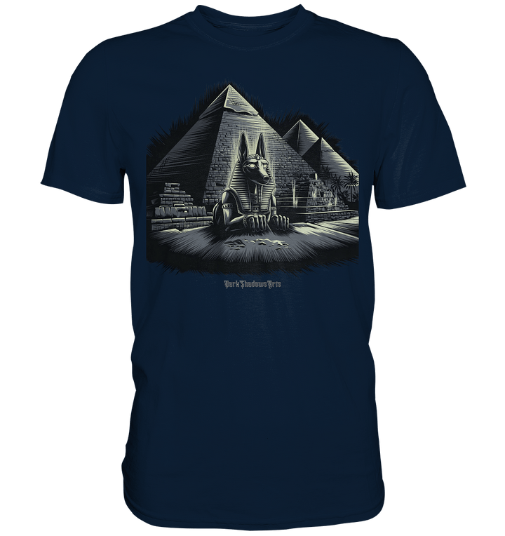 Sphinx der Ewigkeit – Wächter der alten Welt - Premium Shirt | Unisex - Shirts | Dark Shadows Arts