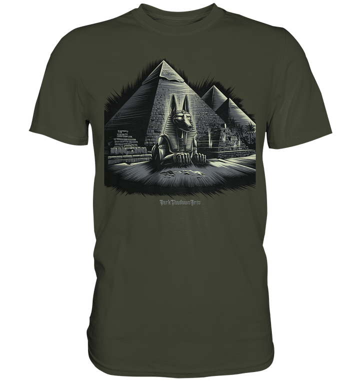 Sphinx der Ewigkeit – Wächter der alten Welt - Premium Shirt | Unisex - Shirts | Dark Shadows Arts