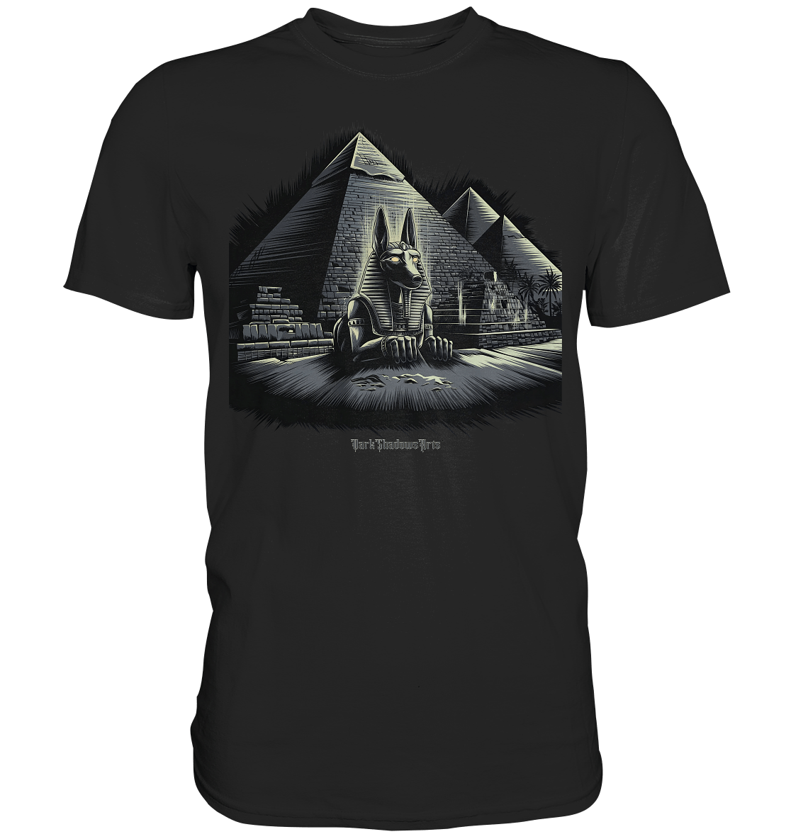 Sphinx der Ewigkeit – Wächter der alten Welt - Premium Shirt | Unisex - Shirts | Dark Shadows Arts