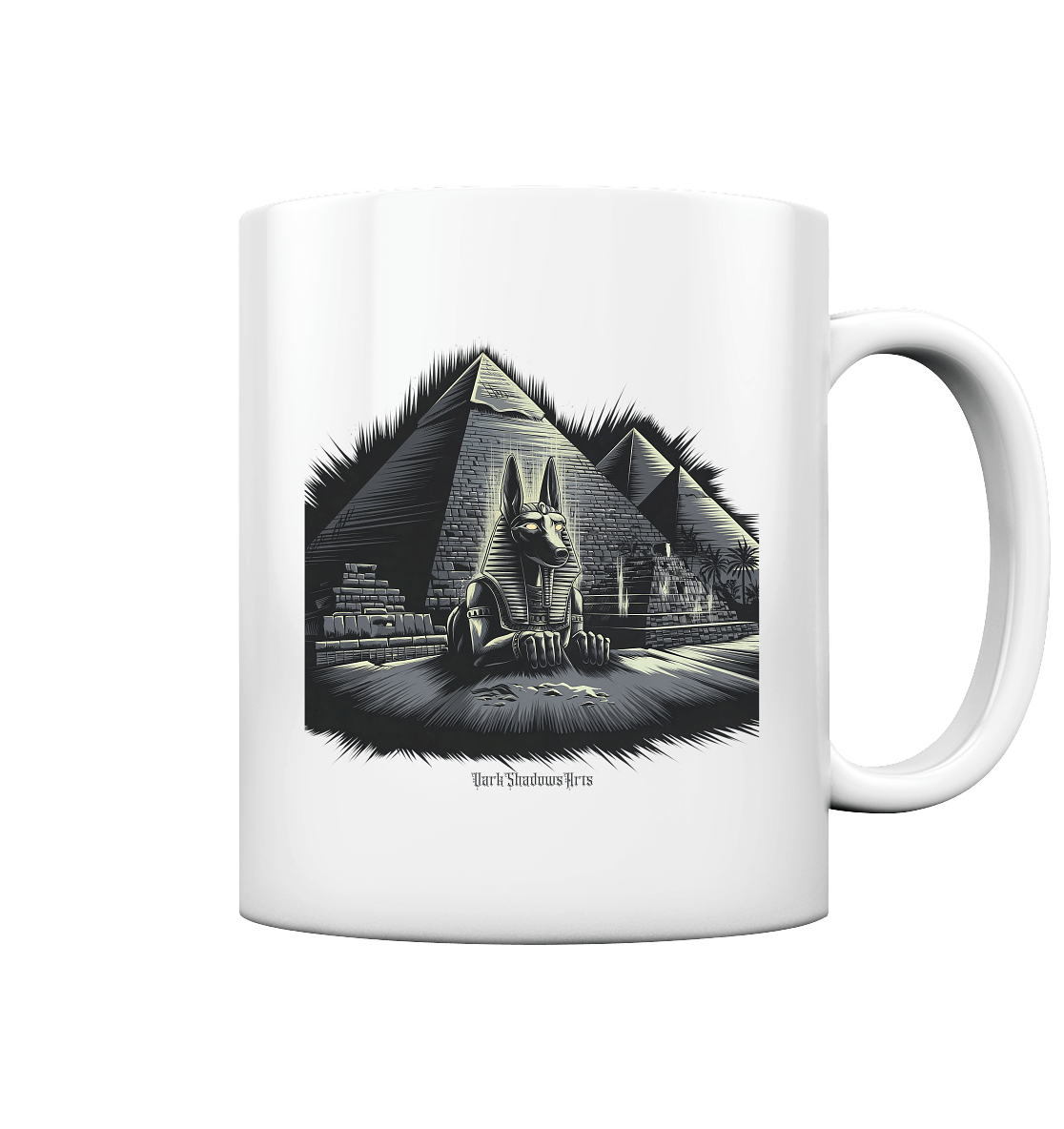 Sphinx der Ewigkeit – Wächter der alten Welt - Tasse glossy | Trinkgefäße | Dark Shadows Arts