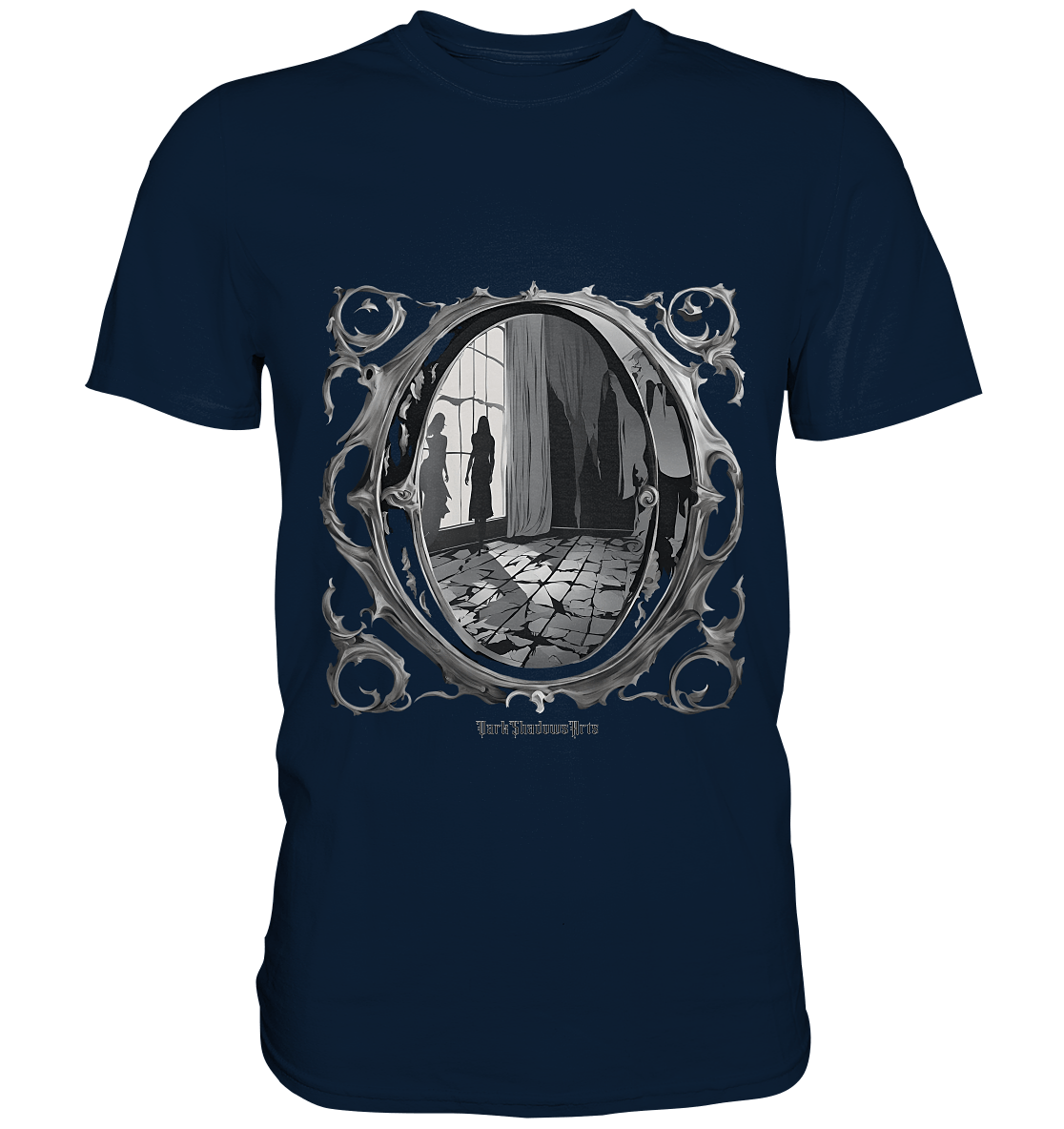Spiegel in eine andere Welt - Premium Shirt | Unisex - Shirts | Dark Shadows Arts