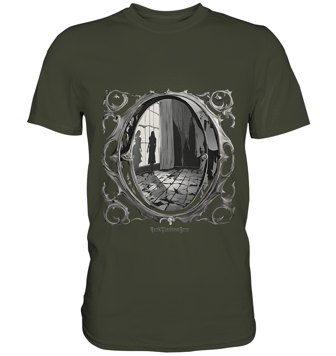 Spiegel in eine andere Welt - Premium Shirt | Unisex - Shirts | Dark Shadows Arts