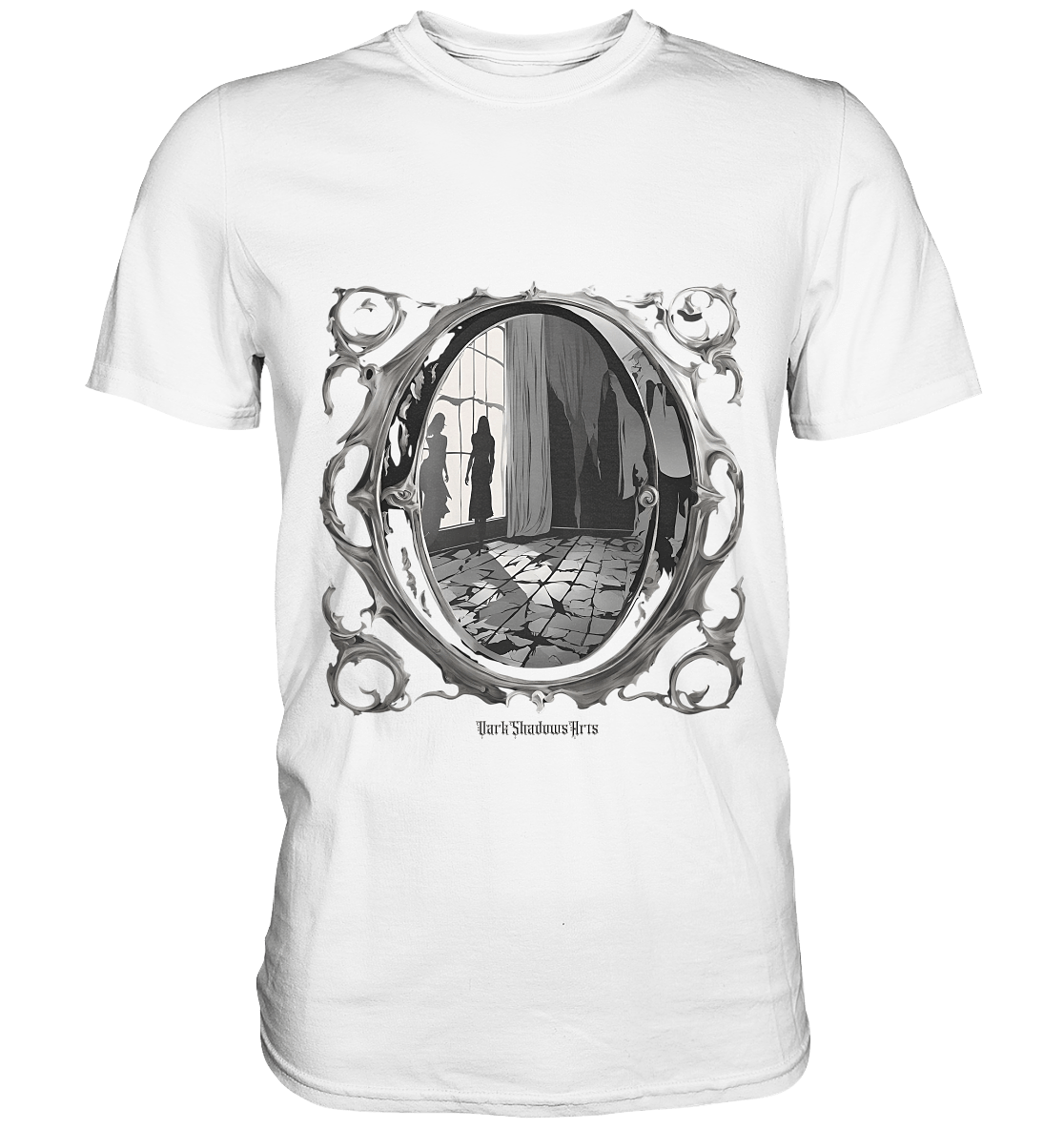 Spiegel in eine andere Welt - Premium Shirt | Unisex - Shirts | Dark Shadows Arts