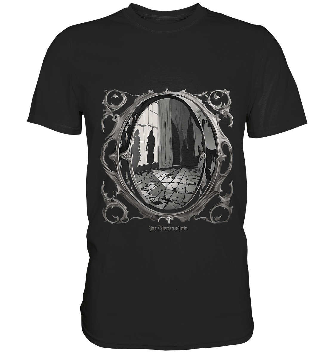 Spiegel in eine andere Welt - Premium Shirt | Unisex - Shirts | Dark Shadows Arts
