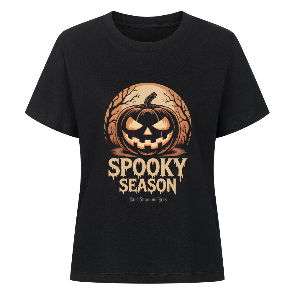 Spooky Season – Evil Pumpkin - Premium Organic Shirt Women | T-Shirt | Dark Shadows Arts
