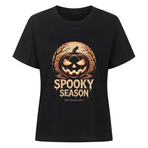 Spooky Season – Evil Pumpkin - Premium Organic Shirt Women | T-Shirt | Dark Shadows Arts